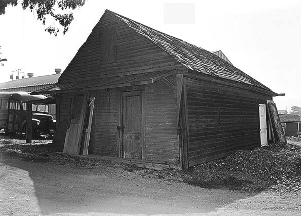 THE VON PFISTER GENERAL STORE, seen in a 1940s-era photo. Courtesy Benicia Historical Society
